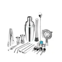 GENERICO - Set De Cocteleria Profesional Utensilios Para Bar