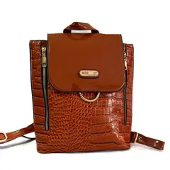 GENERICO - Mochila de Charol Mujer Elegante Multifuncional
