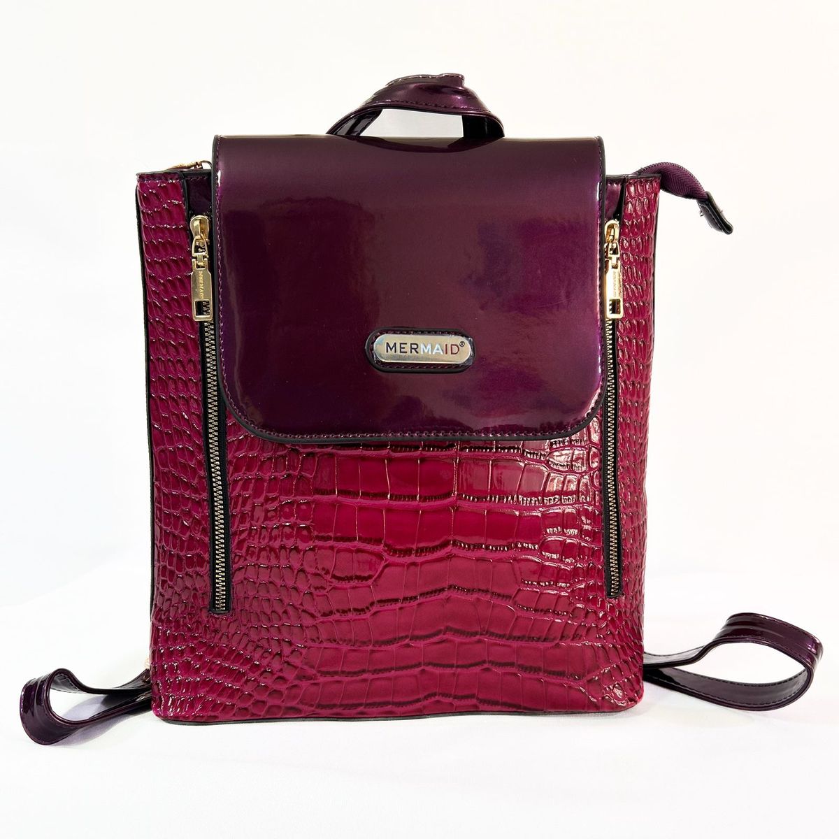 GENERICO - Mochila de Charol Mujer Elegante Multifuncional