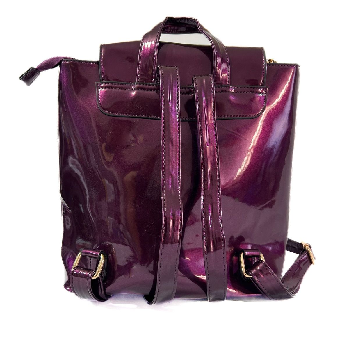 GENERICO - Mochila de Charol Mujer Elegante Multifuncional