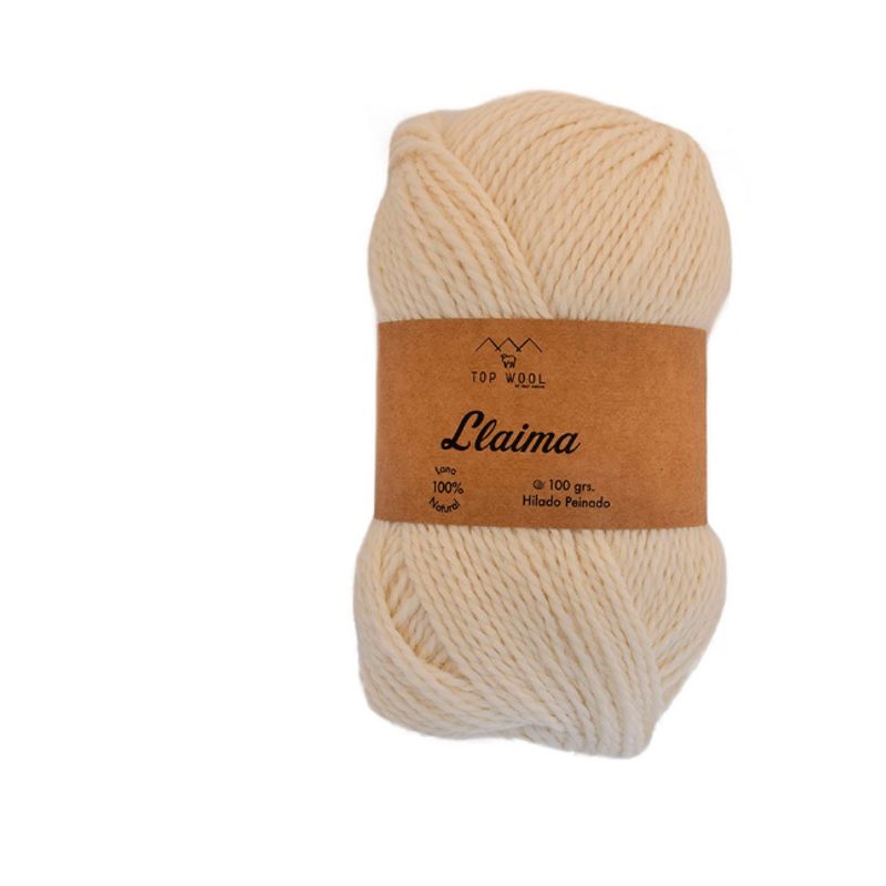 GENERICO - Lana Llaima Topwool 100 grs - Crudo