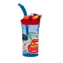 TITANIO - Toma Jugo Figura 3D Cars