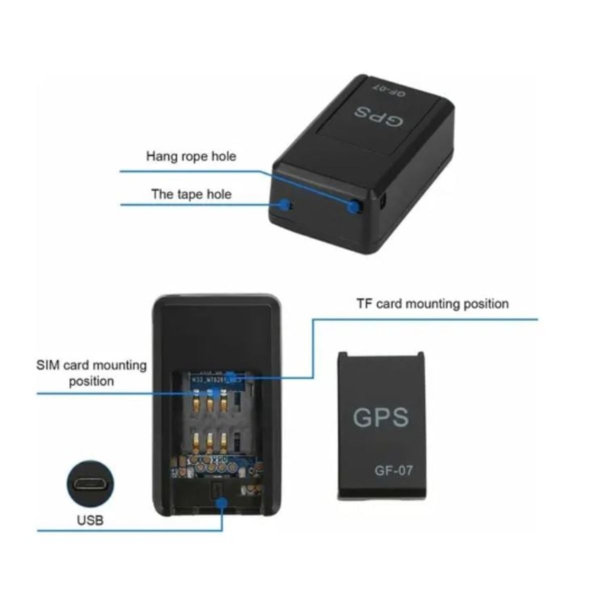 GENERICO - GPS Localizador para Coches Y otros Usos