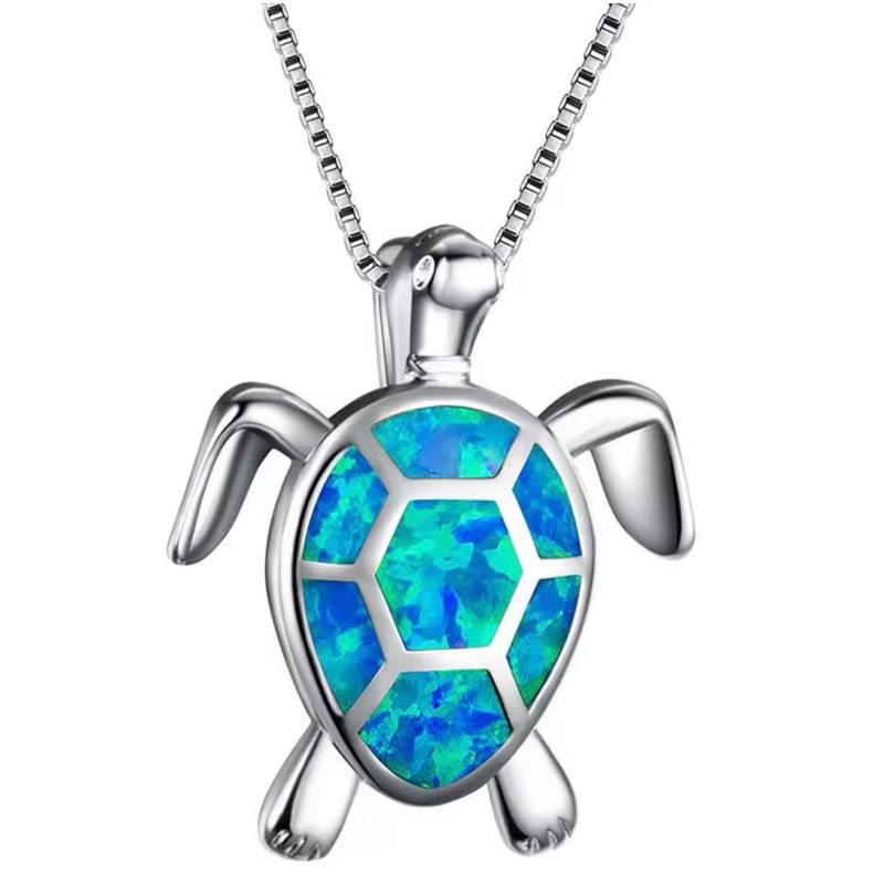GENERICO - Collar plata 925 tortuga joya mujer regalo