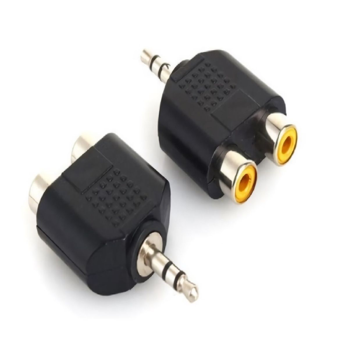 GENERICO - Adaptador Plus 3.5 A 2 Rca-H