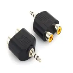 GENERICO - Adaptador Plus 3.5 A 2 Rca-H