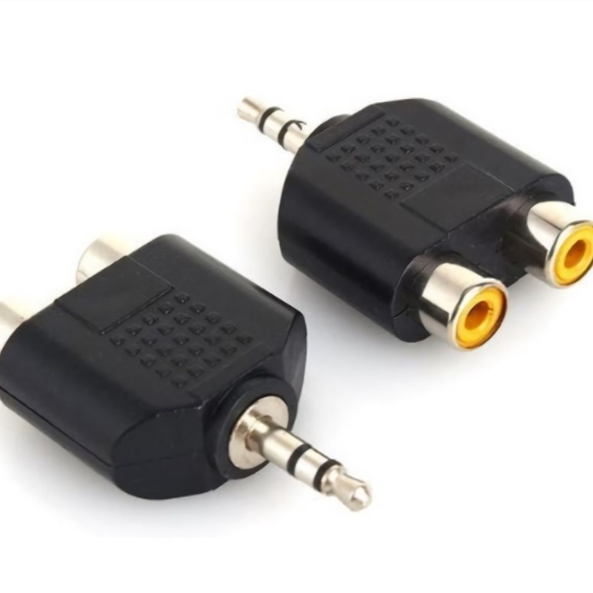 GENERICO - Adaptador Plus 3.5 A 2 Rca-H