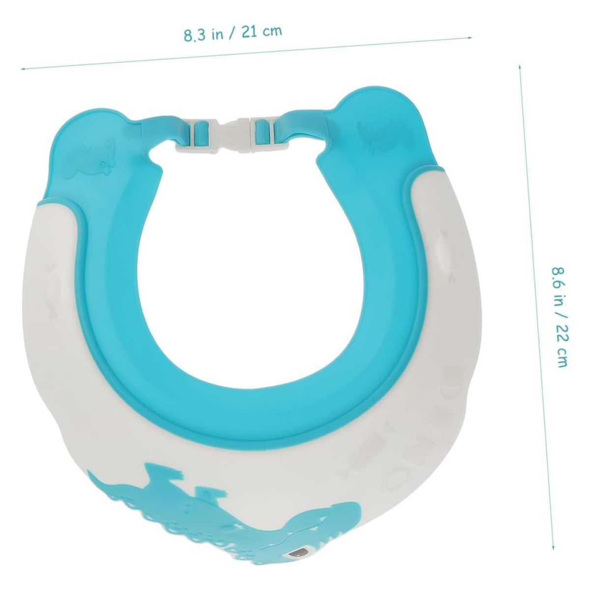 GENERICO - Gorro de ducha ajustable para bebés Azul Verdoso 16554