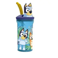 TITANIO - Toma Jugo Figura 3D BLUE