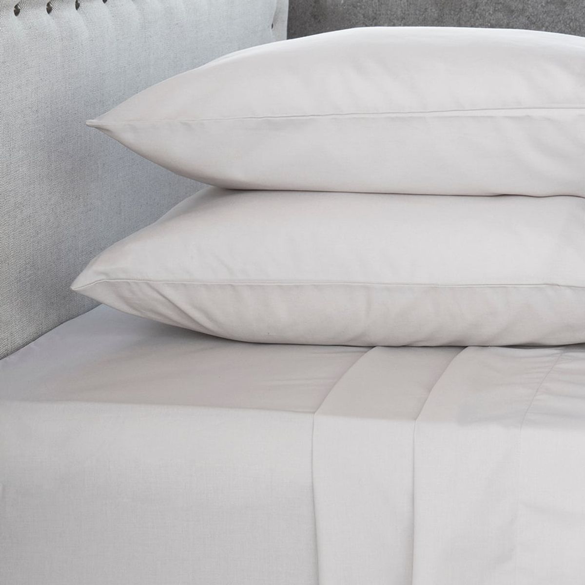 MASEL - Jgo.Sábanas Polycotton  1.5 pl  144 hilos Blanco