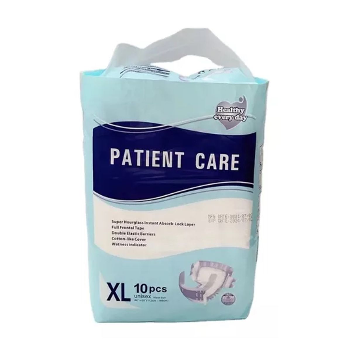 GENERICO - 10 Pañales Desechables Adulto Grande Talla XL