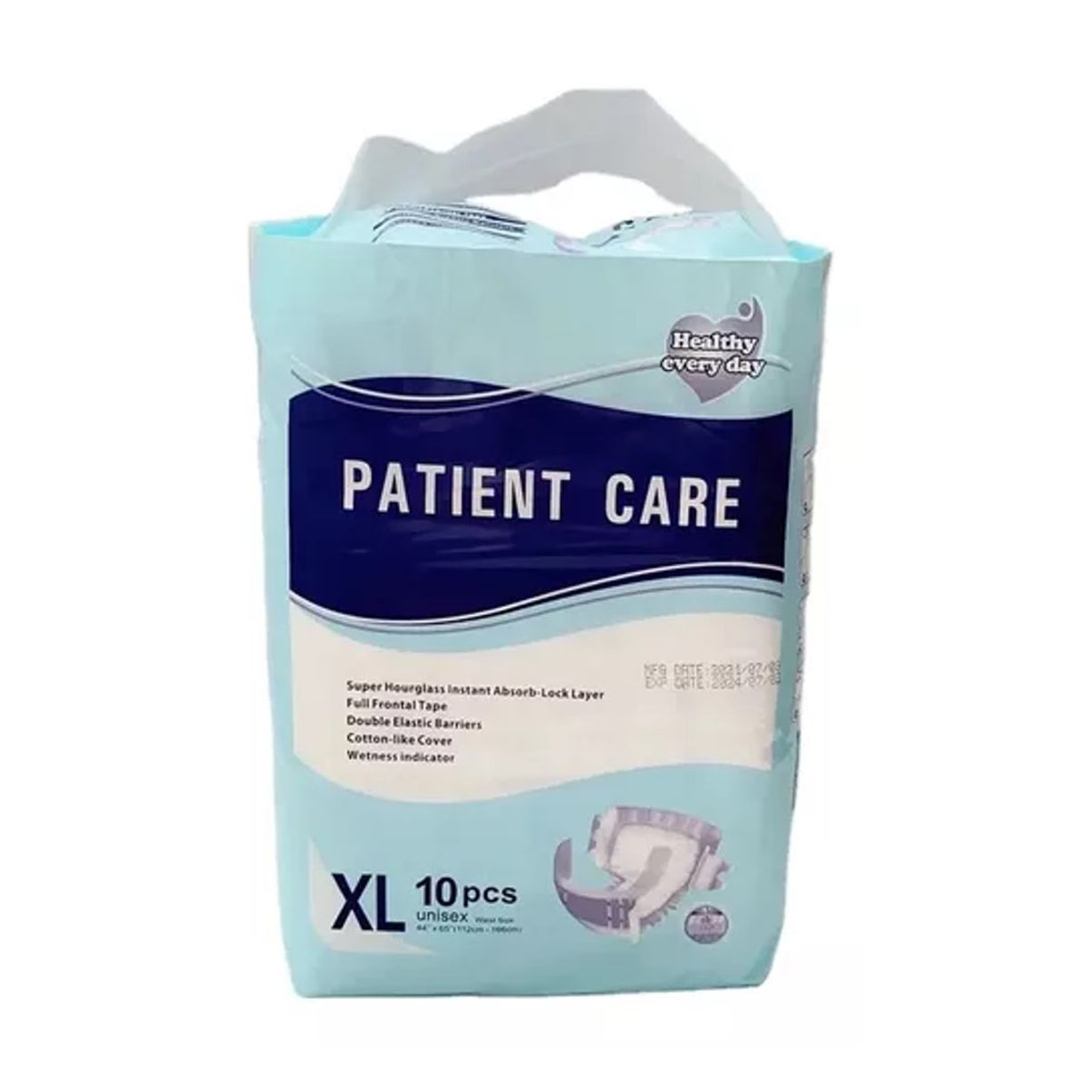 GENERICO - 10 Pañales Desechables Adulto Grande Talla XL