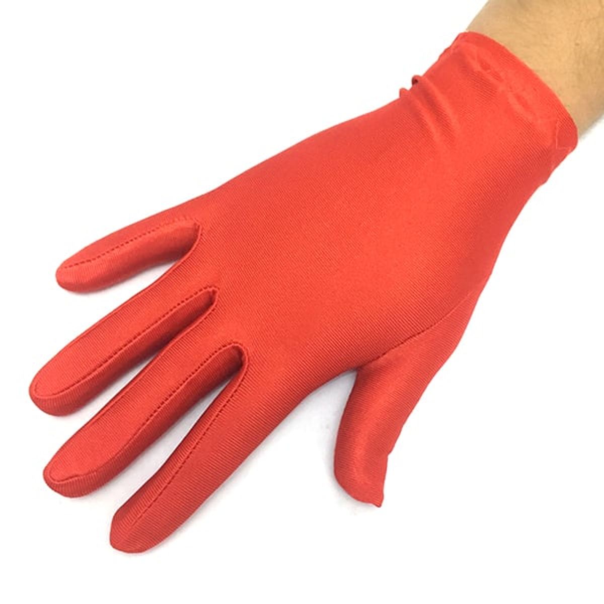 GENERICO - GUANTE LISO 21CM ROJO X1 UNI