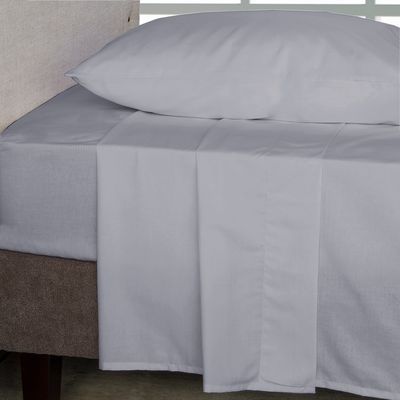 Imagen 2 del producto Jgo.Sábanas Polycotton 1.5 pl 144 hilos Gris