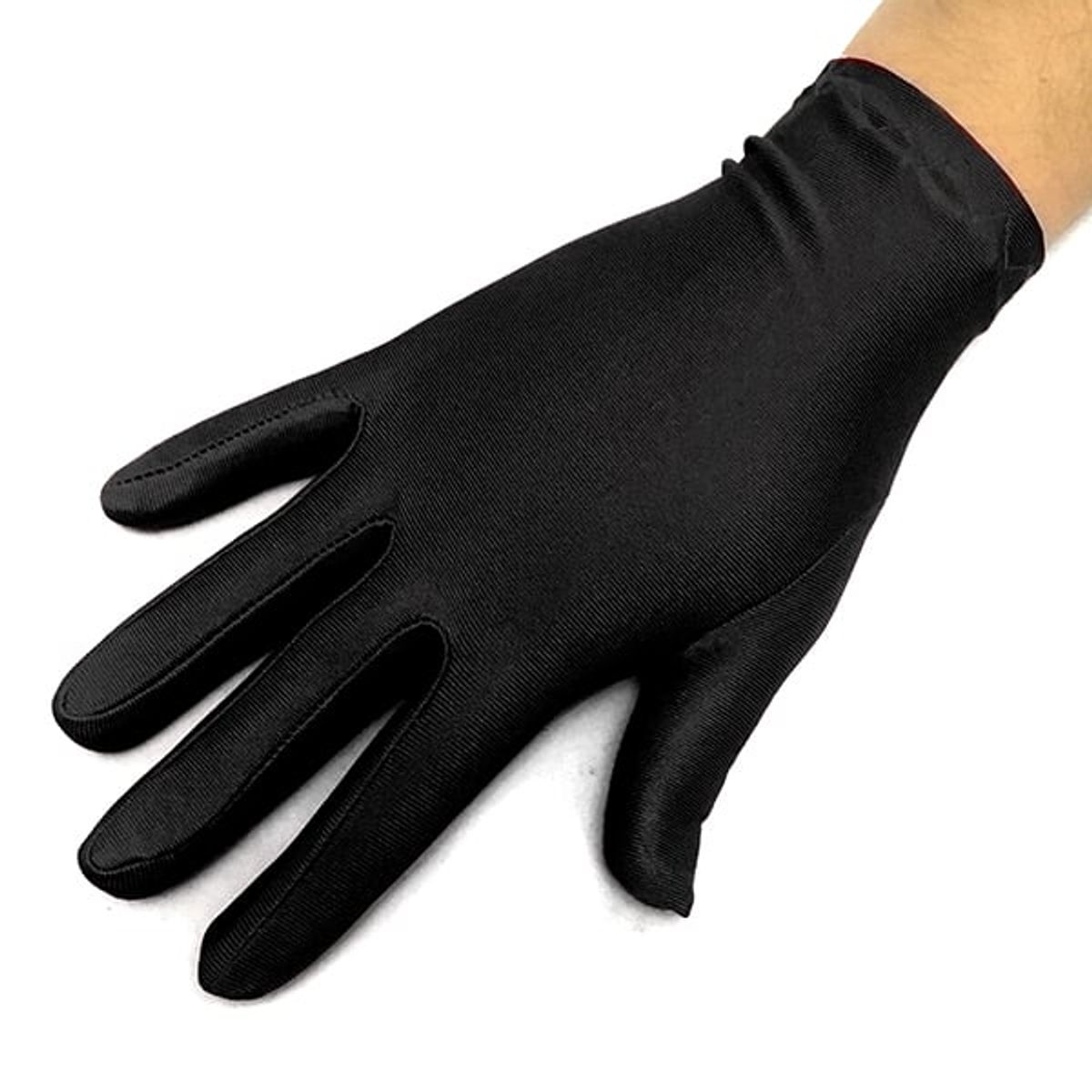 GENERICO - GUANTE LISO 21CM NEGRO X1 UNI