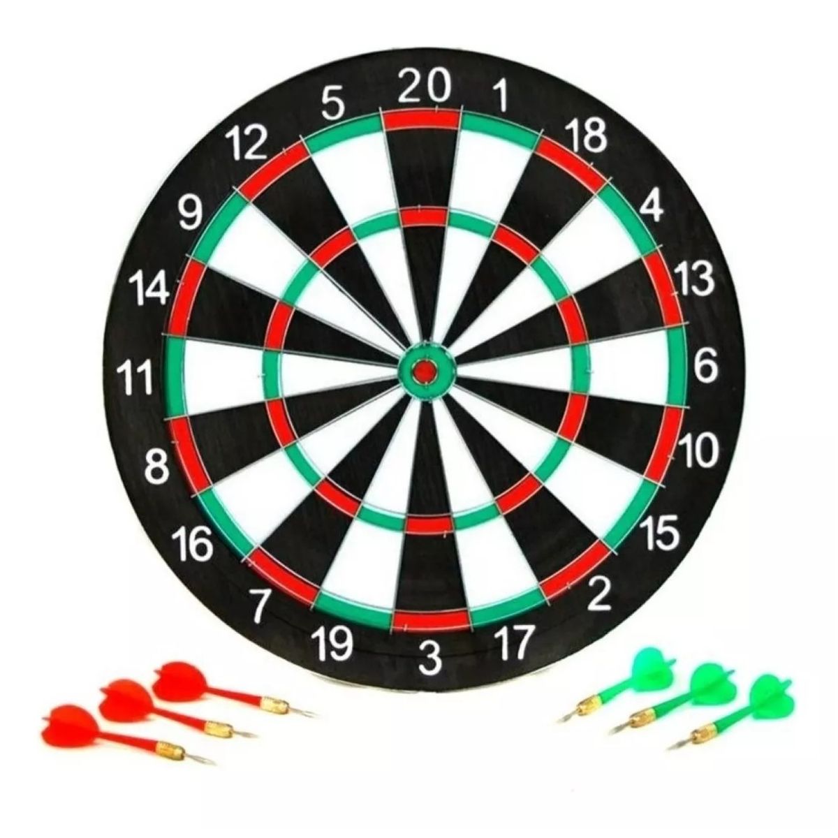 OEM - Juego De Dardos Tiro Al Blanco Tablero 37cm Reversible 10035