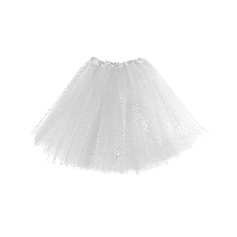 GENERICO - FALDA BALERINA ADULTO LISO BLANCO