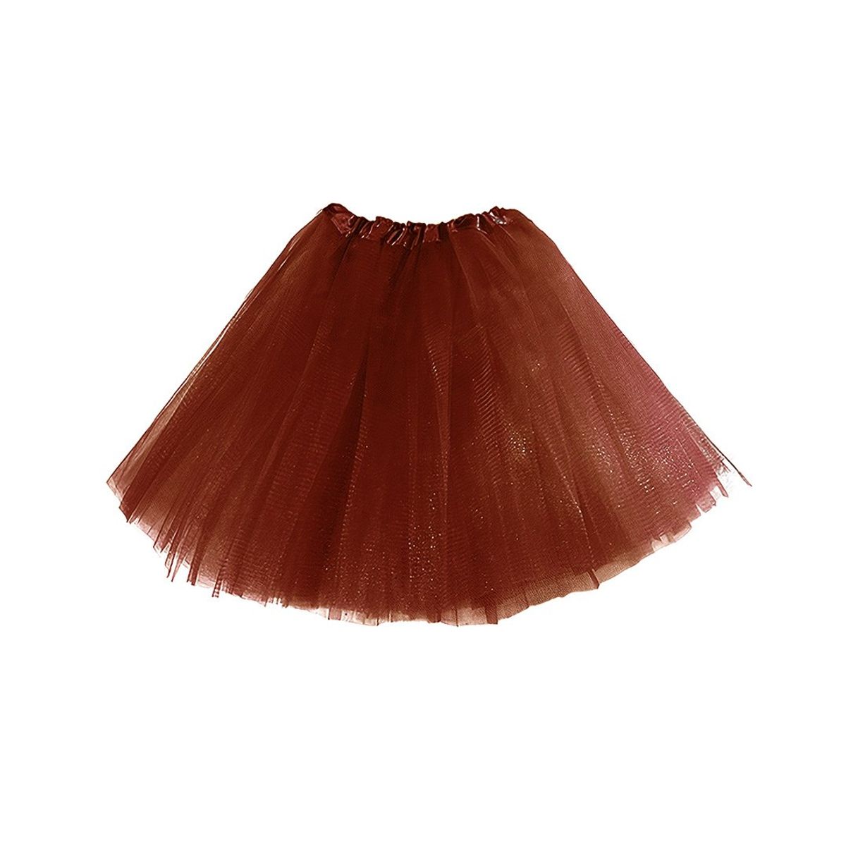 GENERICO - FALDA BALERINA ADULTO LISO CAFE