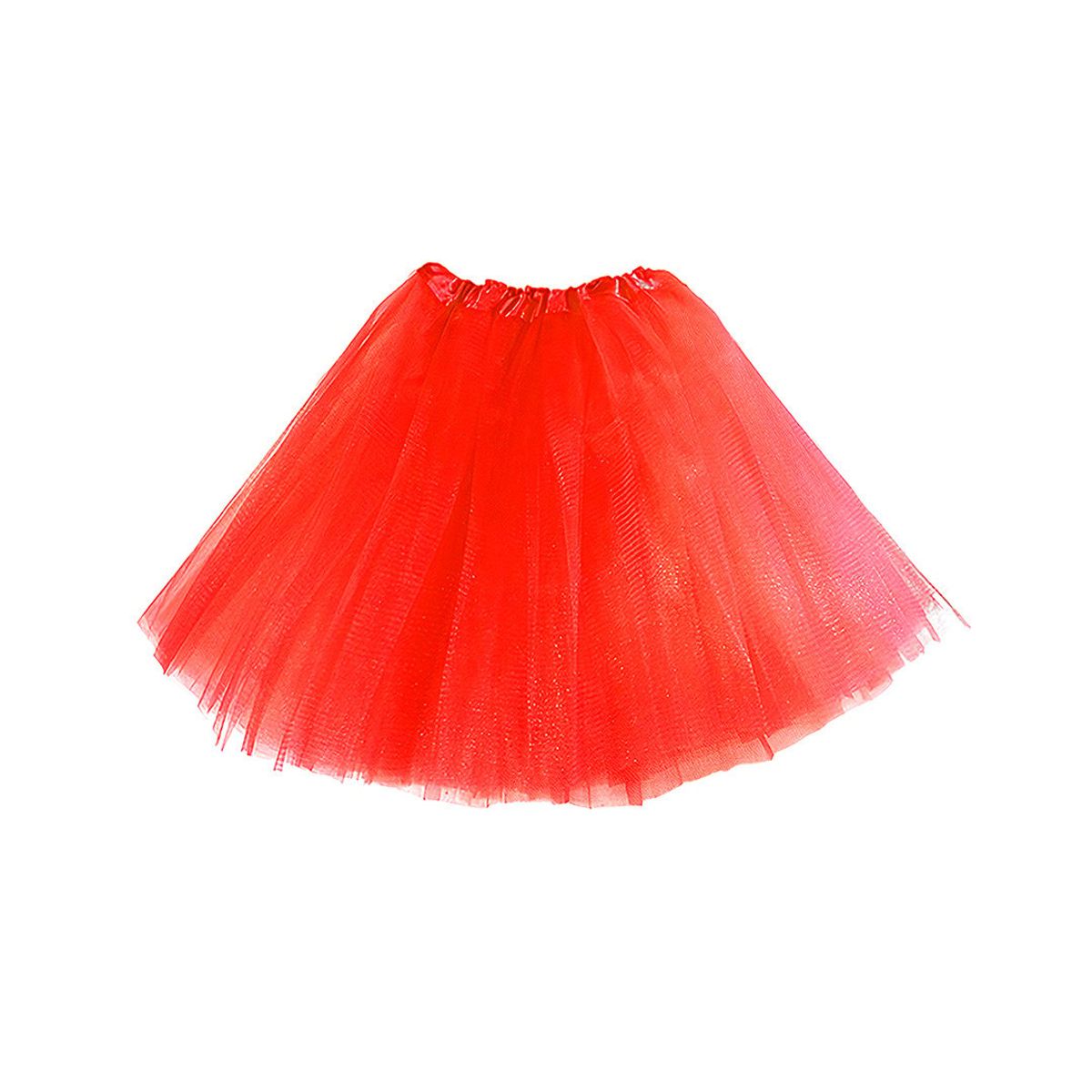 GENERICO - FALDA BALERINA ADULTO LISO ROJO