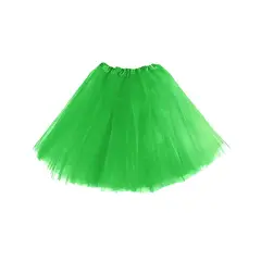 GENERICO - FALDA BALERINA ADULTO LISO VERDE