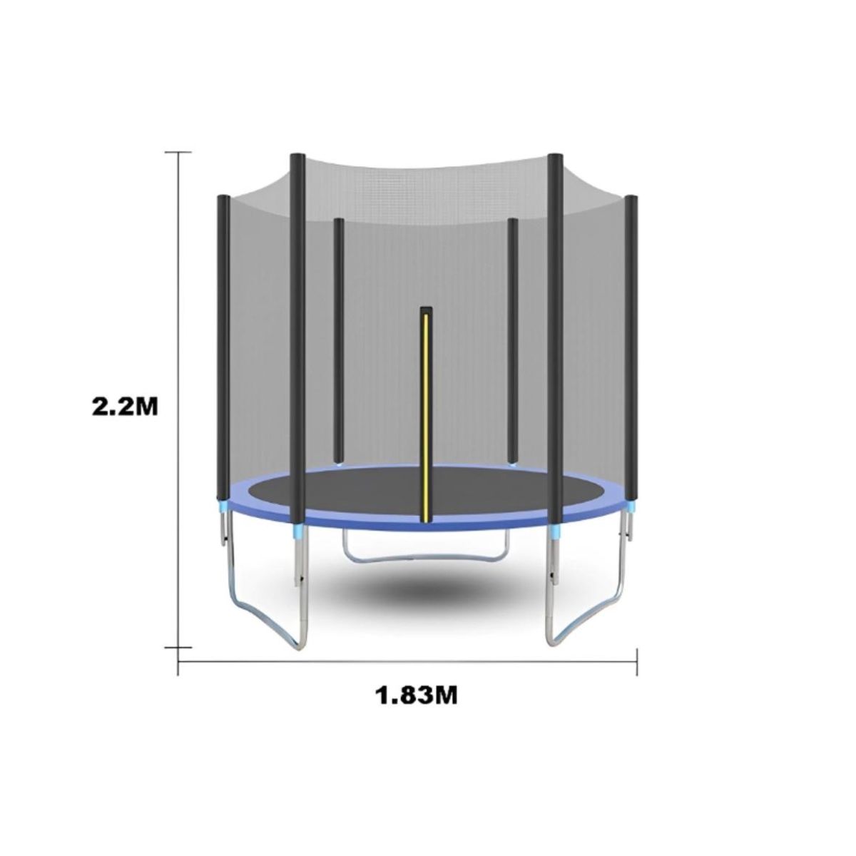ACTUAL - Cama Elástica Trampolín Gran Tamaño 1.83 x 2.20 Mtrs