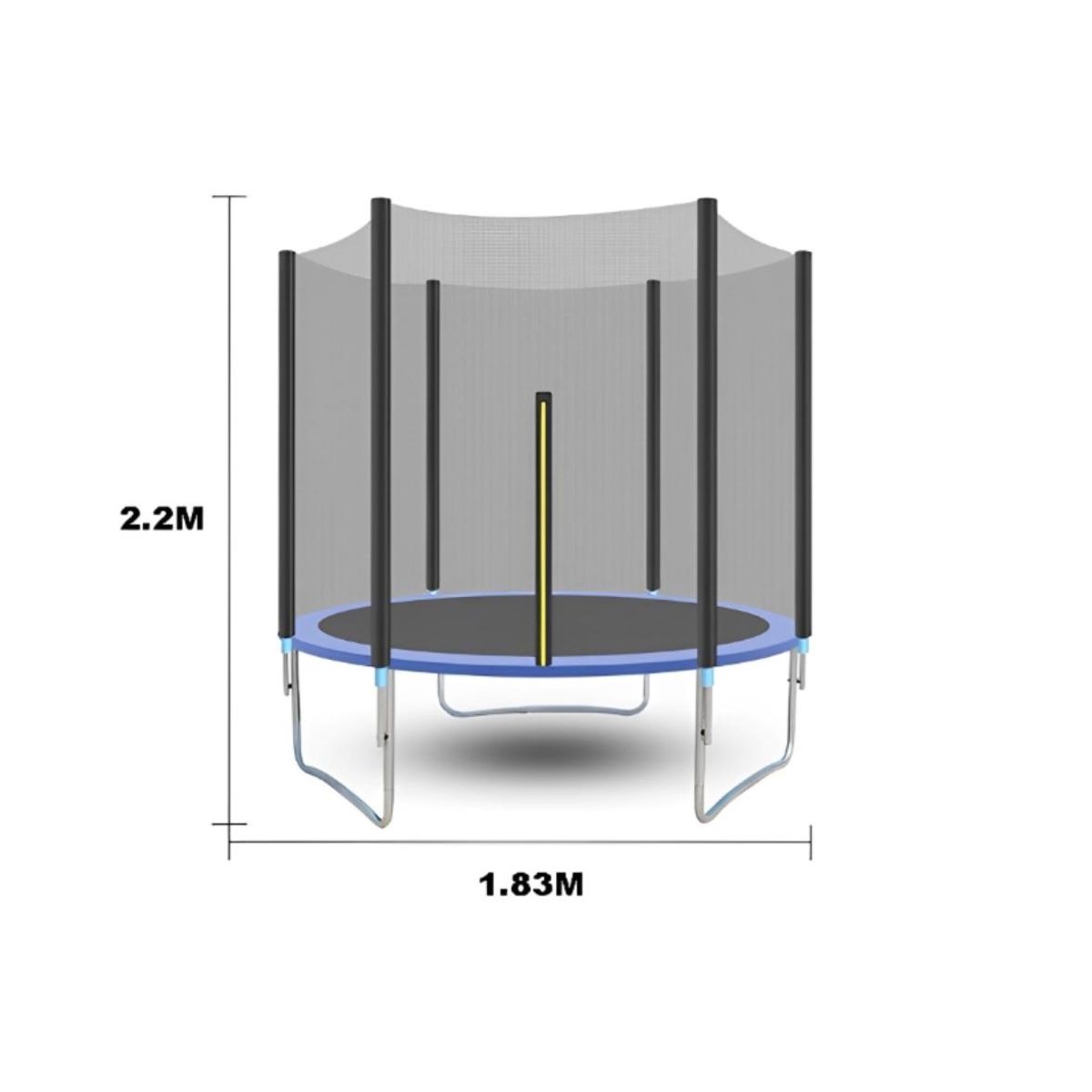 ACTUAL - Cama Elástica Trampolín Gran Tamaño 1.83 x 2.20 Mtrs