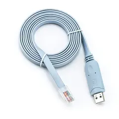 GENERICO - Cable Consola Cisco Usb Rj45 Conexión Directa A Usb 1 Mts