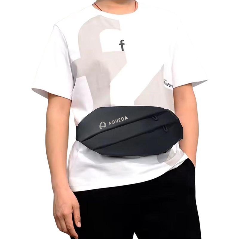 GENERICO - Banano Riñonera bolso de pecho de gran capacidad Unisex