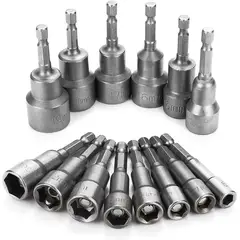 KUANGYE - Set De 14 Puntas Magneticas Hexagonales, Dados