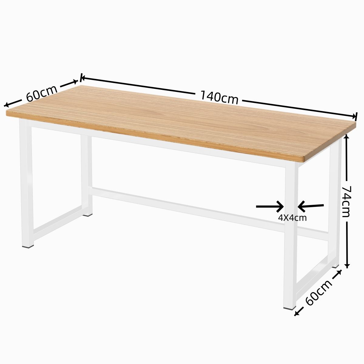 GENERICO - Escritorio Mesa 140x60x74 Para Oficina Mesas Para Gamer