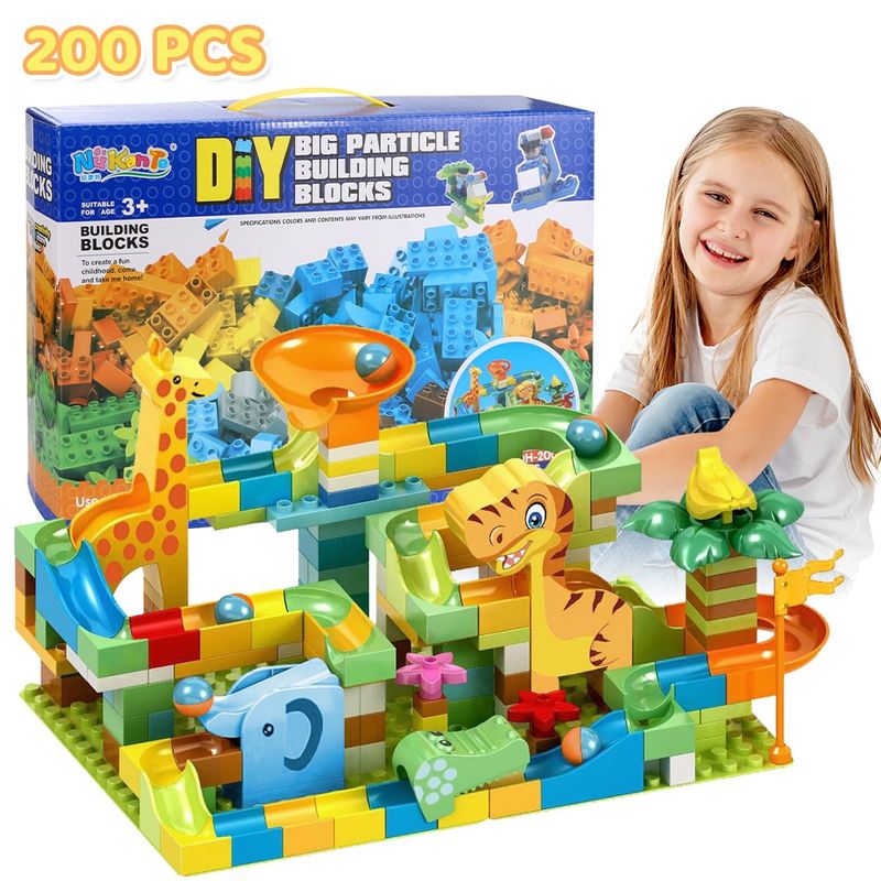 LUKOVEE - Juego De Bloques 3d Educativo Para Niños Con 200 Piezas