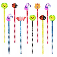 KUANGYE - Set De 40 Lápices Niños Grafito Mina Colores Diseños