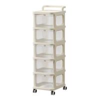 Organizador Carro Cajón Estante Con 5 Niveles Y Ruedas