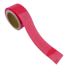 GENERICO - 2x Cinta Reflectante De Seguridad Roja