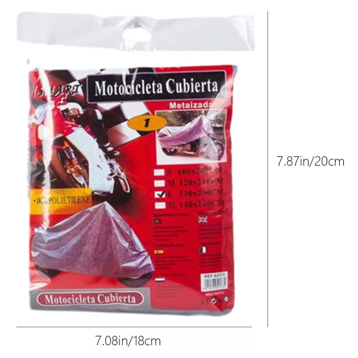 GENERICO - Carpa Gruesa Para Moto - Bicicleta