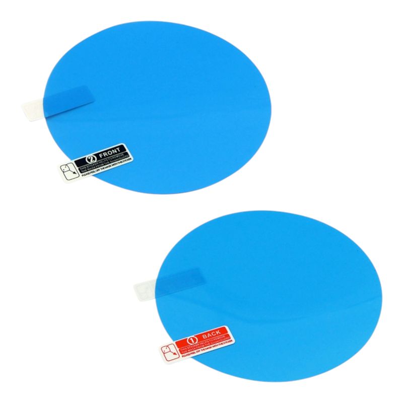 GENERICO - 3set Lamina  Espejo Retrovisor Auto Anti Agua Empañante 9Mm