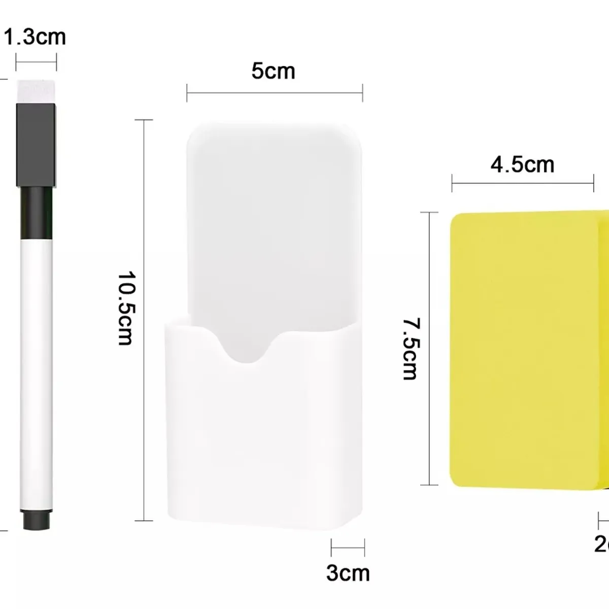 KUANGYE - Pizarra De Planificación Transparente Calendario+8 Bolígrafo