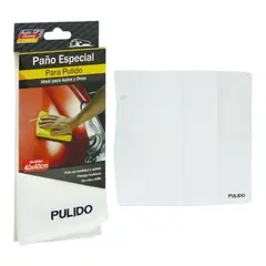 GENERICO - Pack 6 Paños 40X40cm Micro Fibra Para Pulido De Auto