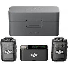 DJI - Micrófono Dual Inalámbrico Mic 2 con Case de Carga