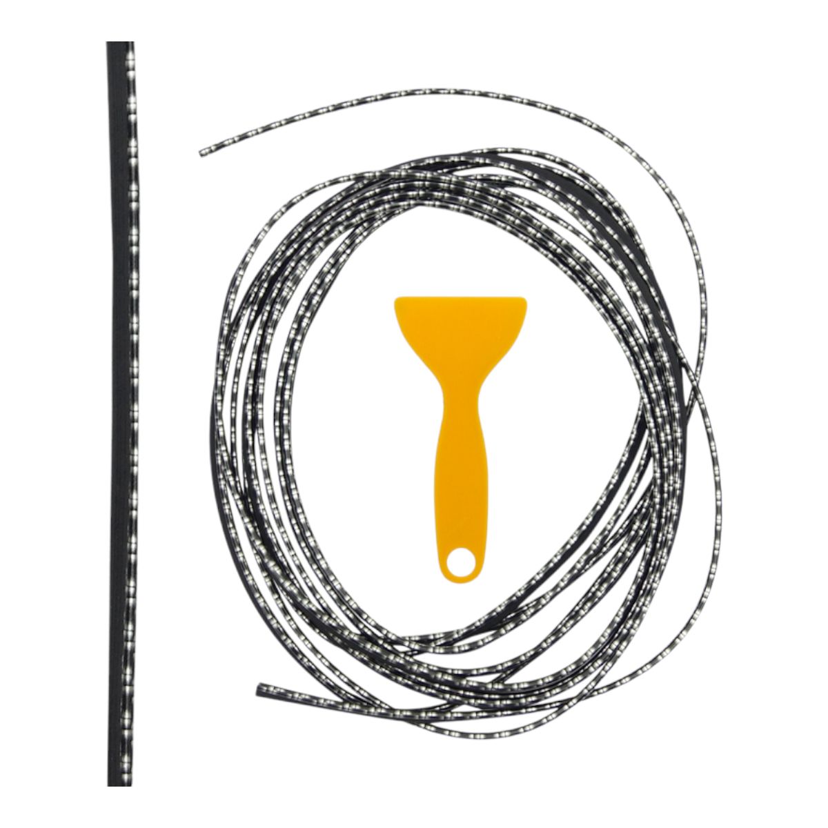 GENERICO - x3 Moldura Decorativa De 5 M Interior De Auto rojo