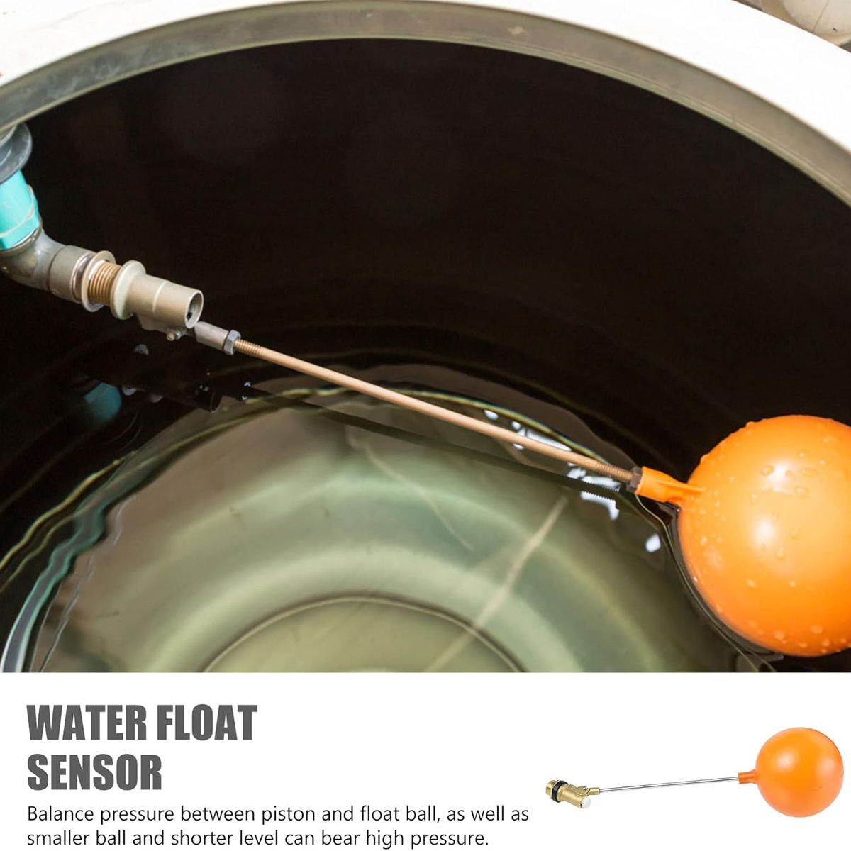 KUANGYE - Válvula De Bola Flotante De Rosca De 1 Pulgada Para Estanque