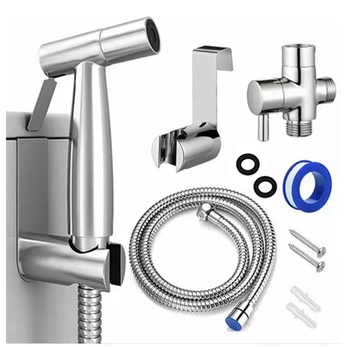 BITART - Ducha Bidet Arabe Acero Inoxidable Wc Inodoro Alta Calidad