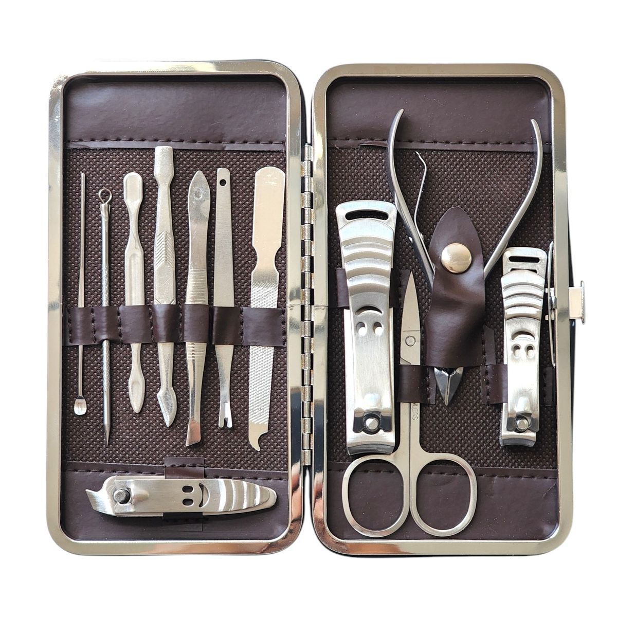 GENERICO - Kit Manicura, Pedicura, Rostro 12 Piezas 19723