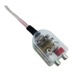 GENERICO - 2x Conversor De Impedancia Para Radio De Auto