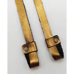 JARDIN DEL ESTE - Strap correa para lentes de cuero Bronce