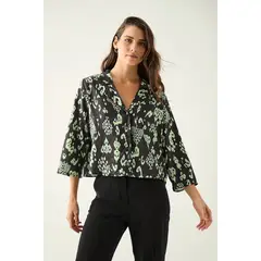 ASH - Blusa Estampada Verde