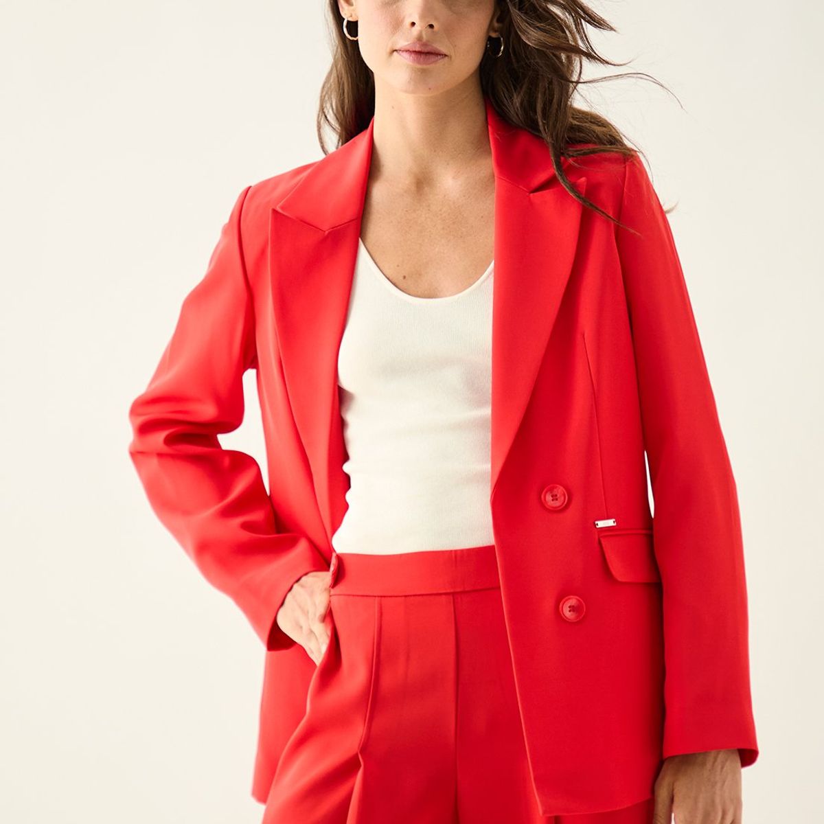ASH - Blazer Rojo Mujer Ash
