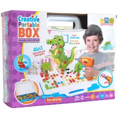 GENERICO - Juego Construcción Con Taladro Eléctrico Niños 55533