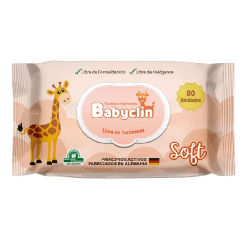 GENERAL - Toallitas Húmedas Babyclin Soft 80 Unidades Por Paquete
