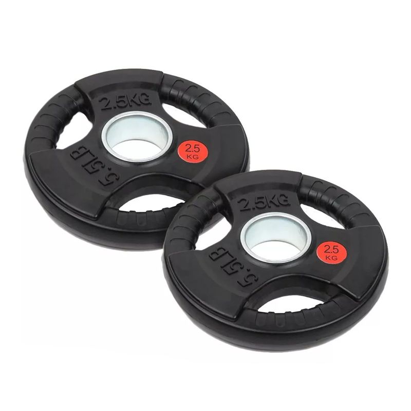 SCORE FIT - Par Discos Olimpicos Grip 2,5 Kg - Score Fit - Par 2,5 KG